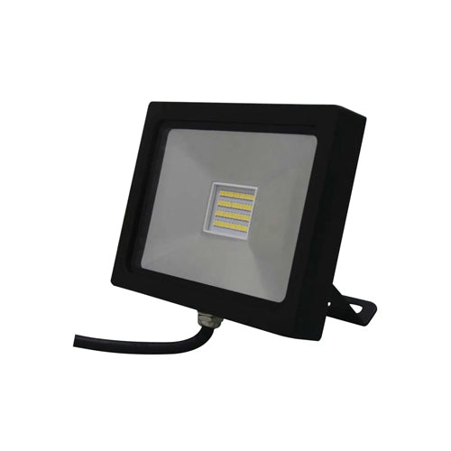 Etlin-Daniels FLS44-30U4N-BL-YK, LED Flood Light, Yoke Mount, 30W, 120-277V, 3600LM, 4000K Cool White, >80 CRI, Non-Dimmable, Black