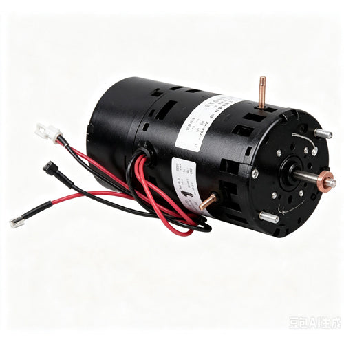 Rotom FM-RFM454, 3.3'' Flue Exhaust Motor, Sleeve Bearing, Shaded Pole, 1/30 HP, 115 Volts, 1.5 Amps, 1/3000 Spd/RPM, CCW Rotation, 2.5''x1/4'' Shaft