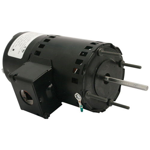 Rotom FM-RFM653, 3.3'' Flue Exhaust Motor, Ball Bearing, Shaded Pole, 1/20 HP, 230/460 Volts, 1/0.51 Amps, 1/3430/3000 Spd/RPM, CW Rotation, 2.3''x1/4'' Shaft