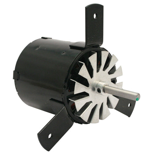 Rotom FM-RFM890, 3.3'' Flue Exhaust Motor, Ball Bearing, Shaded Pole, 1/25 HP, 208/230 Volts, 0.7 Amps, 1/3200 Spd/RPM, CCW Rotation, 2.3''x5/16'' Shaft