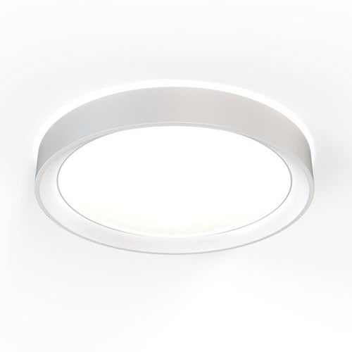 Juno FMDR 17IN SWW5 90CRI MW M4, 17'' Round Switchable Decorative LED Flush Mount, 23.8W, 120V, 2700/3000/3500/4000/5000K, 90 CRI, Matte White Finish