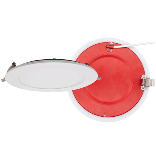 Lotus FR-LED-6-S15W-5CCT-PL-WH, 6" Round Fire Rated Ultra Slim Recessed LED, 5CCT, 15W, 120VAC, 90+ CRI, White Trim