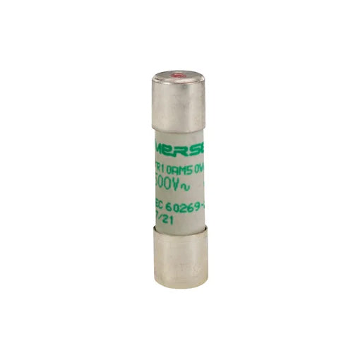 Mersen FR10AM50V10I, aM Cylindrical Fuse-Links, Size 10x38mm, 500VAC, 10A, With Visual Indicator