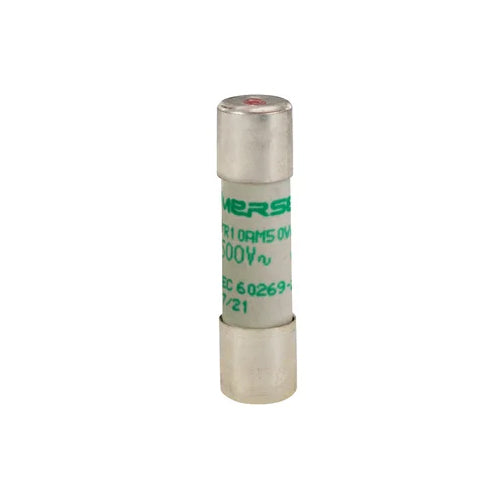 Mersen FR10AM50V1I, aM Cylindrical Fuse-Links, Size 10x38mm, 500VAC,  1A, With Visual Indicator