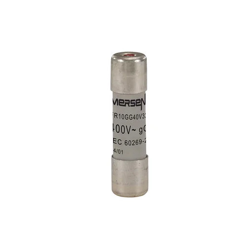 Mersen FR10GG50V20I, gG Cylindrical Fuse-Links, Size 10x38mm, 500VAC/250VDC, 20A, With Visual Indicator