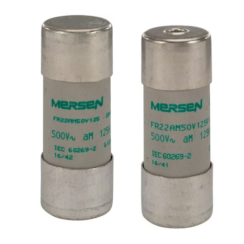 Mersen FR22AM69V12, aM Cylindrical Fuse-Links, Size 22x58mm, 690VAC, 12A