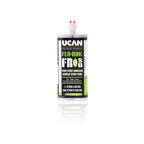 UCAN FR6-20 SD, 20 oz Cartridge, Includes 1 Static Mixing Nozzle