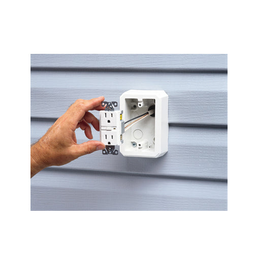 Fs Box Back Entry Arlington FS8151GC, Weatherproof FS Boxes With Grounding Clip, 1-Gang ...