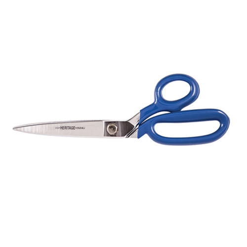 Klein Tools G210LRBLU, Bent Trimmer w/Large Ring, Coated Handles, 10-Inch
