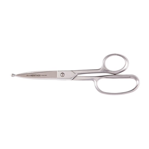 Klein Tools G758LRBP, Straight Trimmer, Large Ring, Ball Point, 9-Inch