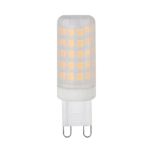 Votatec G9-CR64LED-6W-6K-Milky, G9 LED, 120V, 6W, 500-550 Lumens, 6000K Daylight, Dimmable, 5 Packs