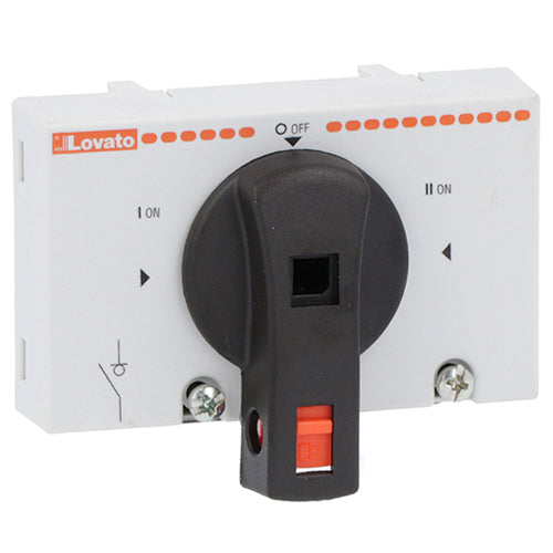 Lovato GAX5000, Mechanical Interlock for Line Changeover (I-0-II), For GA016A...GA040A..., GA063SA..., GA040D and GAX67B; 5mm/0.2''