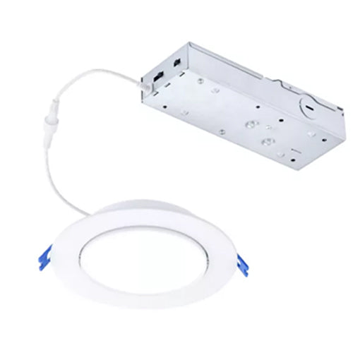 Philips GB6RSLMZ10SCTUW, 6'' Gimbal LED Dual Select Downlight, 13/15 Watt, 900/1100 Lumens, 2700/3000/3500/4000/5000K, 0-10V Dimming, 90CRI, 120-277V 50/60Hz, White Finish