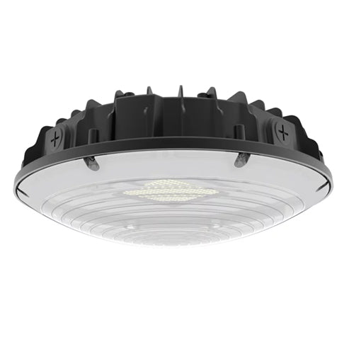 Philips GCR90-SCT-G1-SM-5-10-BZ, Round LED Garage and Canopy Dualselect Light, 120-347V, 70/80/90W, 11000/12210/13310 Lumens, 3000K/4000K/5000K, Bronze Finish