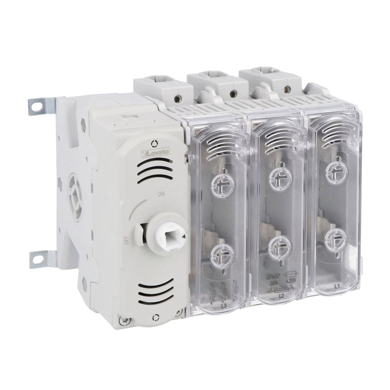 Lovato GEF0030JUL, Three-Pole Fusible Disconnect Switch (UL98), For J UL Fuse Type, 30A