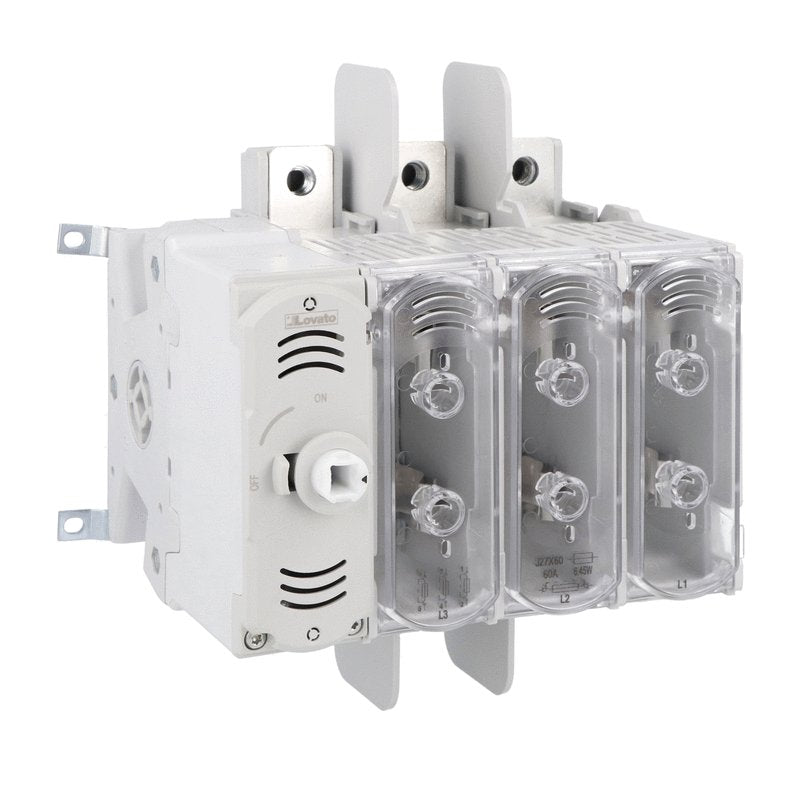 Lovato GEF0060JUL, Three-Pole Fusible Disconnect Switch (UL98), For J UL Fuse Type, 60A