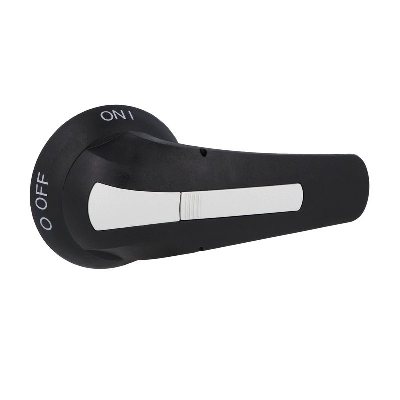 Lovato GEFX62B, Door Coupling Handle, Padlockable, 115mm/4.5'' Black Lever, IP65