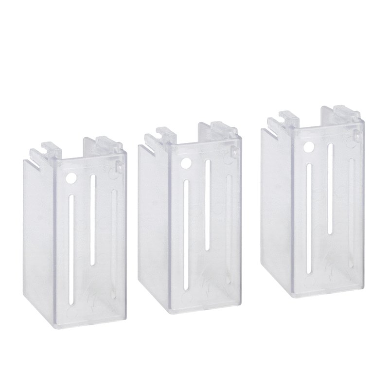 Lovato GEFX800UL, 3-Piece Set of Terminal Covers, Each Covers One Pole, Snap-On Fixing, For GEF0060JUL