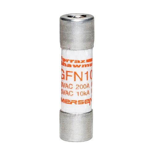 Mersen GFN10, GFN Time-Delay Midget Fuse, 250VAC, 10A, Ferrule, Visual Indicator
