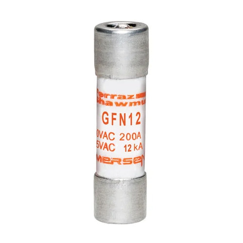 Mersen GFN12, GFN Time-Delay Midget Fuse, 125VAC, 12A, Ferrule, Visual Indicator