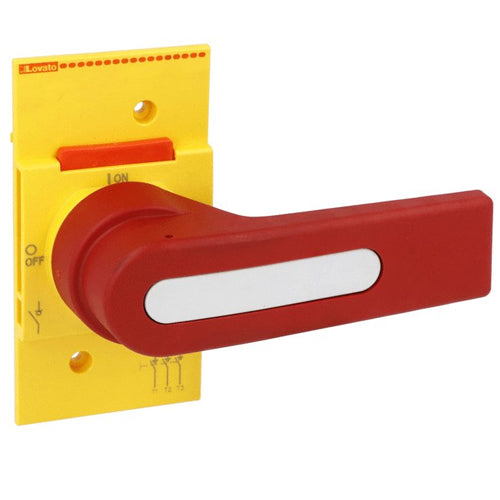 Lovato GLX62D, Direct Operating Handle for GL0320…GL0630, GLC0320…GLC0630, Red/Yellow