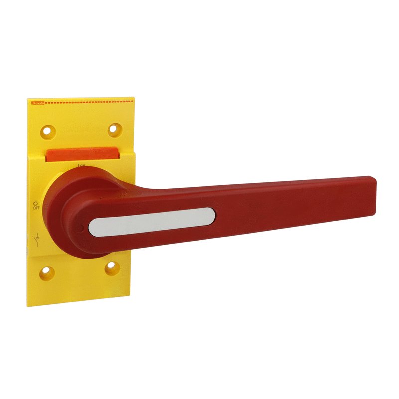 Lovato GLX64D, Direct Operating Handle for GL1001...GL2000, Red/Yellow