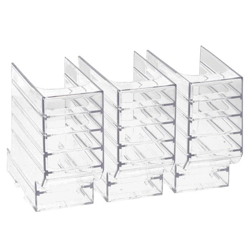 Lovato GLX804, One-Pole Terminal Cover, 3-Piece Set, 3 Terminals Protections, Each Covers 1 Pole for GL0631...GL1000 and GLC0631...GLC1000