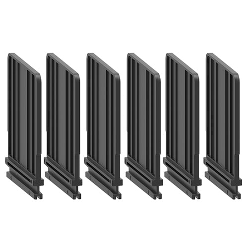 Lovato GLX900, One-Pole Phase Barrier (Needed for Voltages ≥ 500V), 6-Piece Set, Each Covers 1 Pole for GL0100...GL0315 and GLC0100...GLC0315