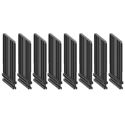 Lovato GLX901, One-Pole Phase Barrier (Needed for Voltages ≥ 500V), 8-Piece Set, Each Covers 1 Pole for GL0100...GL0315 and GLC0100...GLC0315