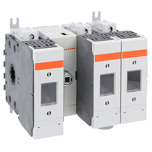 Lovato GMFJ060C12, Three-Pole Disconnect Switch with Fuse Holder (UL98), 60A, “J” Type UL Fuse, Central Command Pole