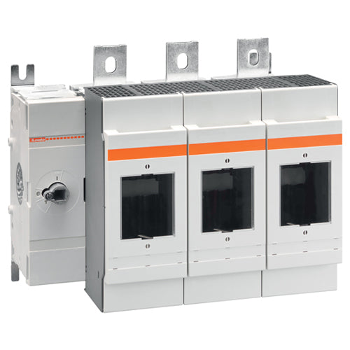 Lovato GMFL800C03, Three-Pole Disconnect Switch with Fuse Holder (UL98), 800A, “L” Type UL Fuse, Left Command Pole