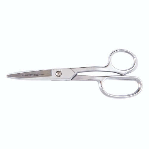 Klein Tools GP718CB, Shear, Curved Handle, Blunt Tip, 8-7/8-Inch