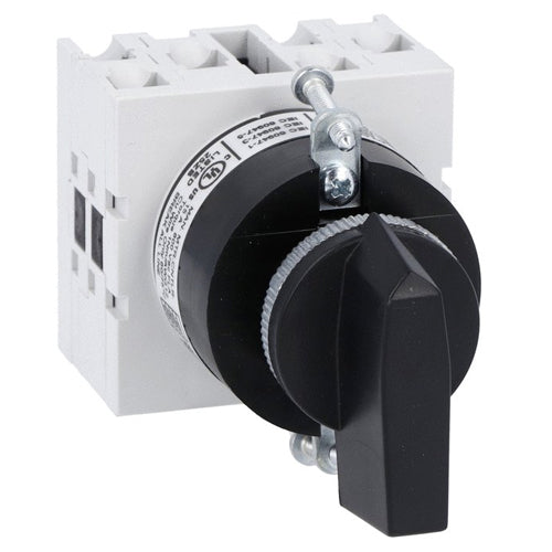 Lovato GX1692U11, Rotary Cam Switch GX Series, ON-OFF Switch 4 Poles 16A, For Front Mounting with Black Handle without Front Plate for Hole Ø22mm Fixing