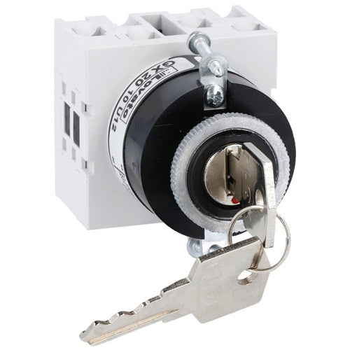 Lovato GX1692U12, Rotary Cam Switch GX Series, ON-OFF Switch 4 Poles 16A, For Front Mounting without Front Plate with Key Operation for Hole Ø22mm Fixing
