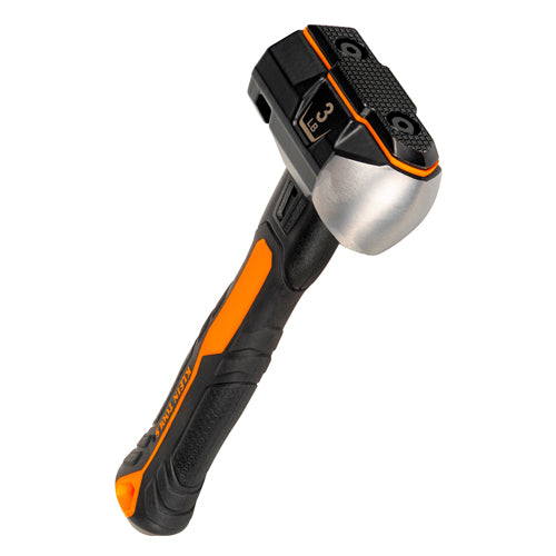 Klein Tools H80603, Fiberglass Handle Wedge Sledge Hammer, 3-Pound