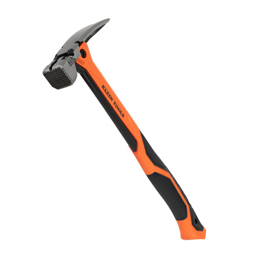 Klein Tools H81022, Milled Face Anti-Vibration Hammer, 22-Ounce