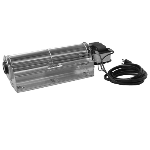 Rotom HB-RB12, Skeleton Fireplace Blower, Shaded Pole, 50 Watts, 130 CFM, 1/1250 Spd/RPM, 115 Volts, 0.86 Amps, CW Rotation, 2.6''x9.4'' Wheel, Ball Bearing