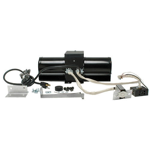 Rotom HB-RB27, Skeleton Fireplace Blower, Shaded Pole, 53 Watts, 125 CFM, 1/2400 Spd/RPM, 115 Volts, 0.92 Amps, CCW Rotation, 3''x4'' Wheel, Sleeve Bearing