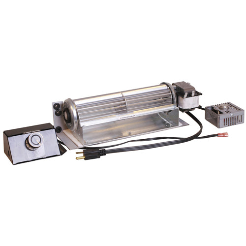 Rotom HB-RB32, Skeleton Fireplace Blower, 130 CFM, 1/1250 Spd/RPM, 115 Volts, 0.86 Amps, CW Rotation, 2.6''x9.4'' Wheel, Sleeve Bearing
