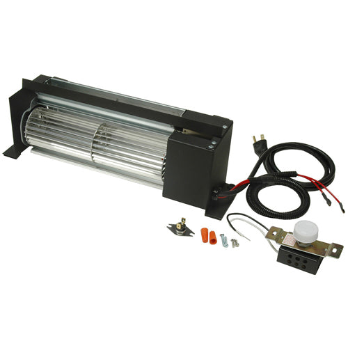 Rotom HB-RB36, Skeleton Fireplace Blower, Shaded Pole, 50 Watts, 130 CFM, 1/1250 Spd/RPM, 115 Volts, 0.86 Amps, CW Rotation, 2.6''×9.4'' Wheel, Sleeve Bearing