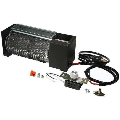 Rotom HB-RB37, Skeleton Fireplace Blower, Shaded Pole, 42 Watts, 110 CFM, 1/1400 Spd/RPM, 115 Volts, 0.75 Amps, CCW Rotation, 2.6''×7.1'' Wheel, Sleeve Bearing