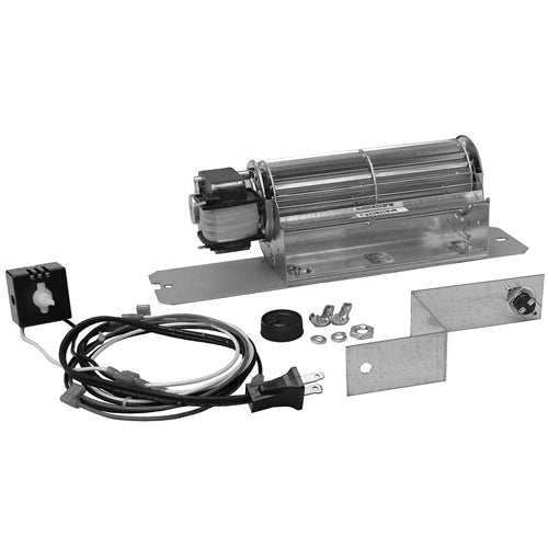 Rotom HB-RB58, Skeleton Fireplace Blower Kit, Shaded Pole, 42 Watts, 110 CFM, 1/1400 Spd/RPM, 115 Volts, 0.57 Amps, CCW Rotation, Ball Bearing