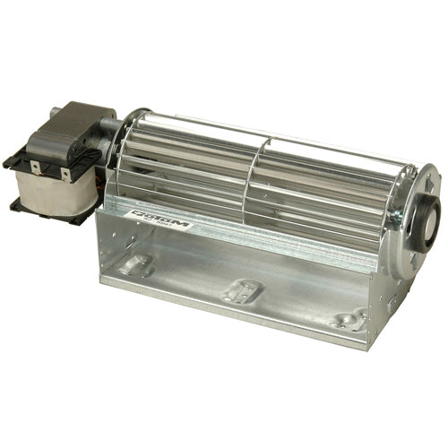 Rotom HB-RB611, Skeleton Fireplace Blower, 65mm Tangential Fan, Shaded Pole, 42 Watts, 160 CFM, 1/2400 Spd/RPM, 115 Volts, 0.75 Amps, CW Rotation, Ball Bearing