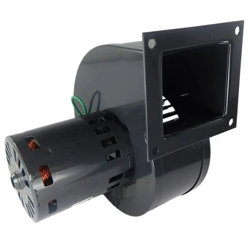 Rotom HB-RBM121, 3.3'' Pellet Stove Convection Blower Motor, Shaded Pole, 1/35 HP, 115 Volts, 1.5 Amps, 1/3000 Spd/RPM, CW Rotation, Sleeve Bearing