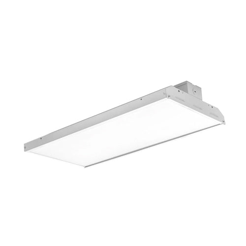 Etlin-Daniels HBL2P-110340-WH, 2 Ft. Linear High Bay LED Light, 110W, 347V, 14300LM, 4000K Cool White, White Frosted Len, 0-10V Continuous Dimming, V-Hooks and Chain Included