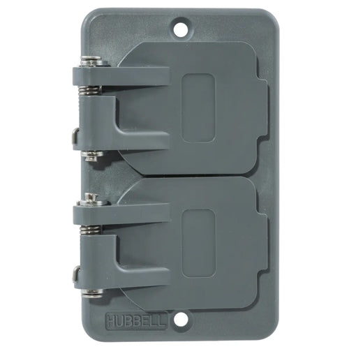 Hubbell HBL3056, Portable Outlet Box Covers, Duplex Receptacle, Type 3R