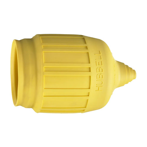 Hubbell HBL60CM31, Weatherproof Boot for Insulgrip 3 Wire Devices, Seal-Tite Triple Seal Boot for Plugs When Used In a Cord Set or Connector Bodies When Used with a Flange Inlet, Yellow