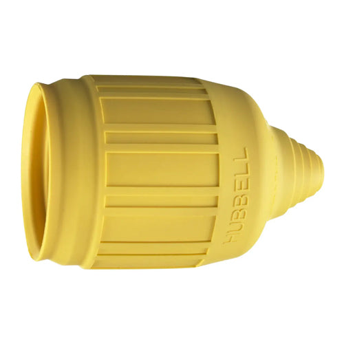 Hubbell HBL60CM35, Weatherproof Boot for Insulgrip 4 & 5 Wire Devices, Seal-Tite Triple Seal Boot for Plugs When Used In a Cord Set or Connector Bodies When Used with a Flange Inlet, Yellow