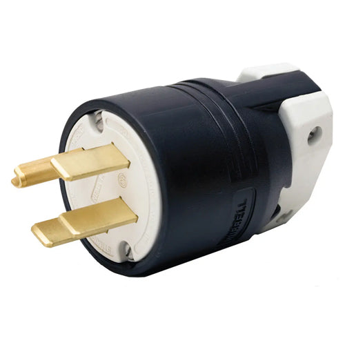 Hubbell HBL9451C, Male Plug, Nylon, 50A 125/250V, 14-50P, 3-Pole 4-Wire Grounding, Black