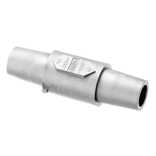 Hubbell HBLDFW, Series 16 Single Pole, Gender Reversing Devices, Double Female Coupler, 300/400A 600V AC/DC, White